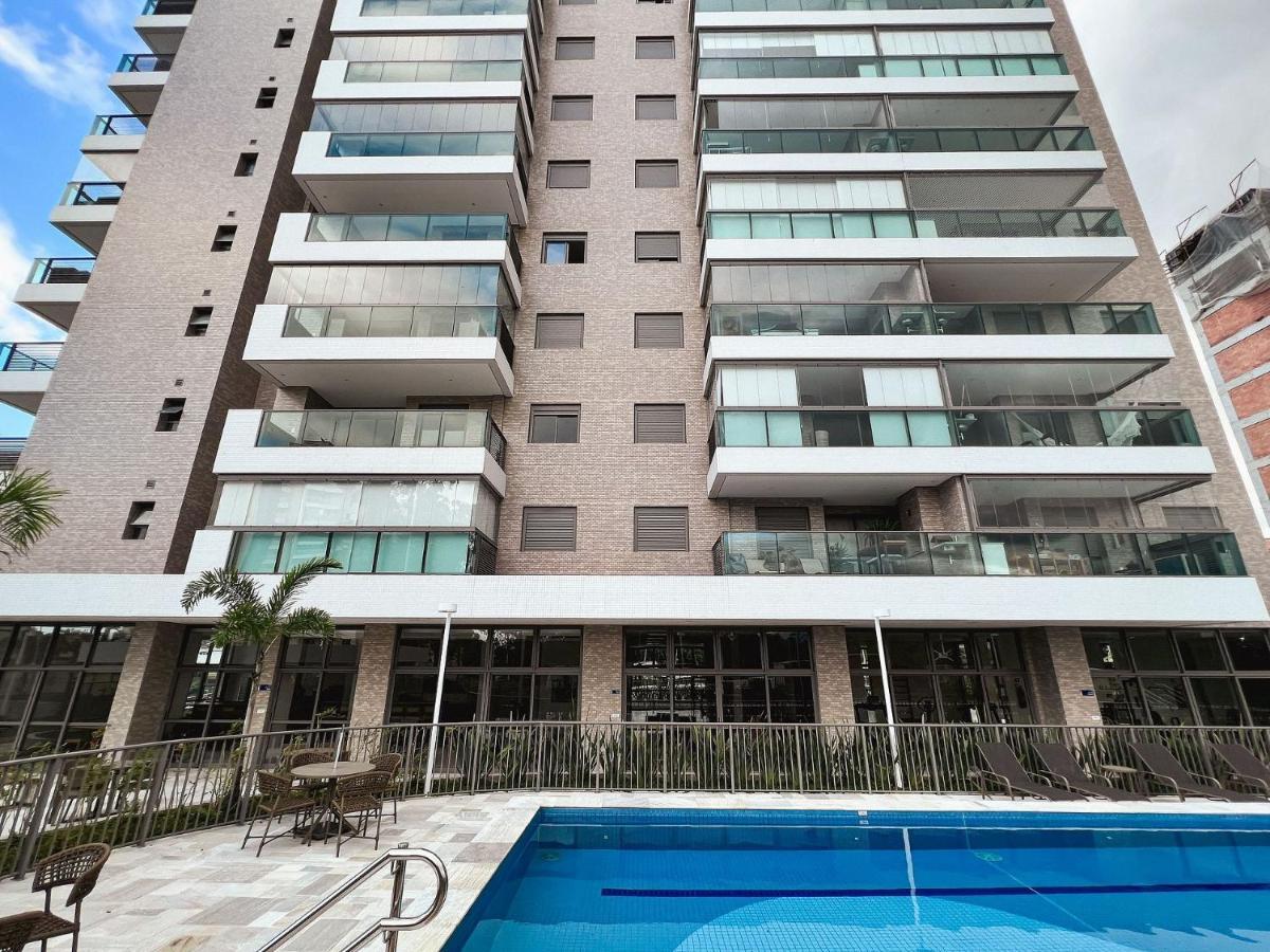 Home 49 I Apto Pe Na Areia E Piscina Aquecida Em Bertioga Ngoại thất bức ảnh