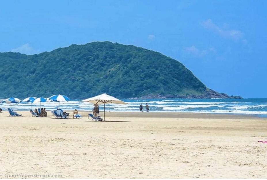 Home 49 I Apto Pe Na Areia E Piscina Aquecida Em Bertioga Ngoại thất bức ảnh